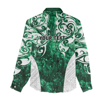 Queensland Maori Kiwi Personalised Women Casual Shirt Kikirangi Papua Shell Maori Tribal Tattoo