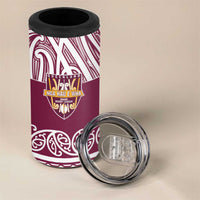 Queensland Maori Nga Hau E Wha Custom 4 in 1 Can Cooler Tumbler Polynesian Maori Tribal Pattern LT9 - Polynesian Pride