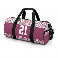 Queensland Maori Nga Hau E Wha Custom Duffle Bag Polynesian Maori Tribal Pattern LT9 - Polynesian Pride