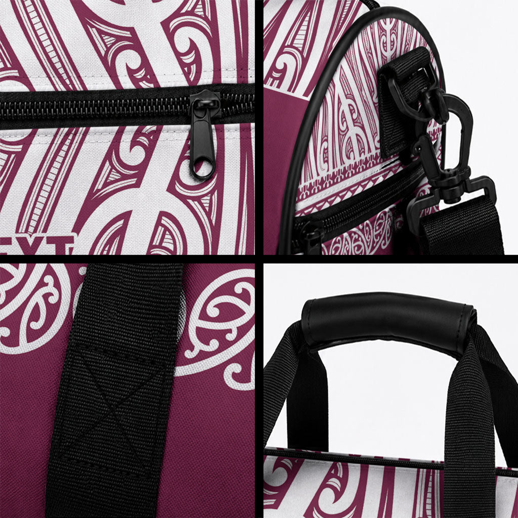 Queensland Maori Nga Hau E Wha Custom Duffle Bag Polynesian Maori Tribal Pattern LT9 - Polynesian Pride