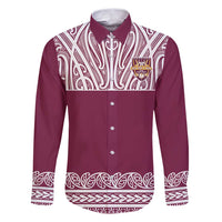 Queensland Maori Nga Hau E Wha Custom Family Matching Puletasi and Hawaiian Shirt Polynesian Maori Tribal Pattern