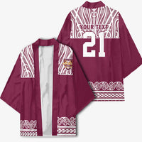 Queensland Maori Nga Hau E Wha Custom Kimono Polynesian Maori Tribal Pattern - Polynesian Pride