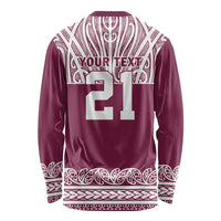 Queensland Maori Nga Hau E Wha Custom Long Sleeve Shirt Polynesian Maori Tribal Pattern LT9 - Polynesian Pride