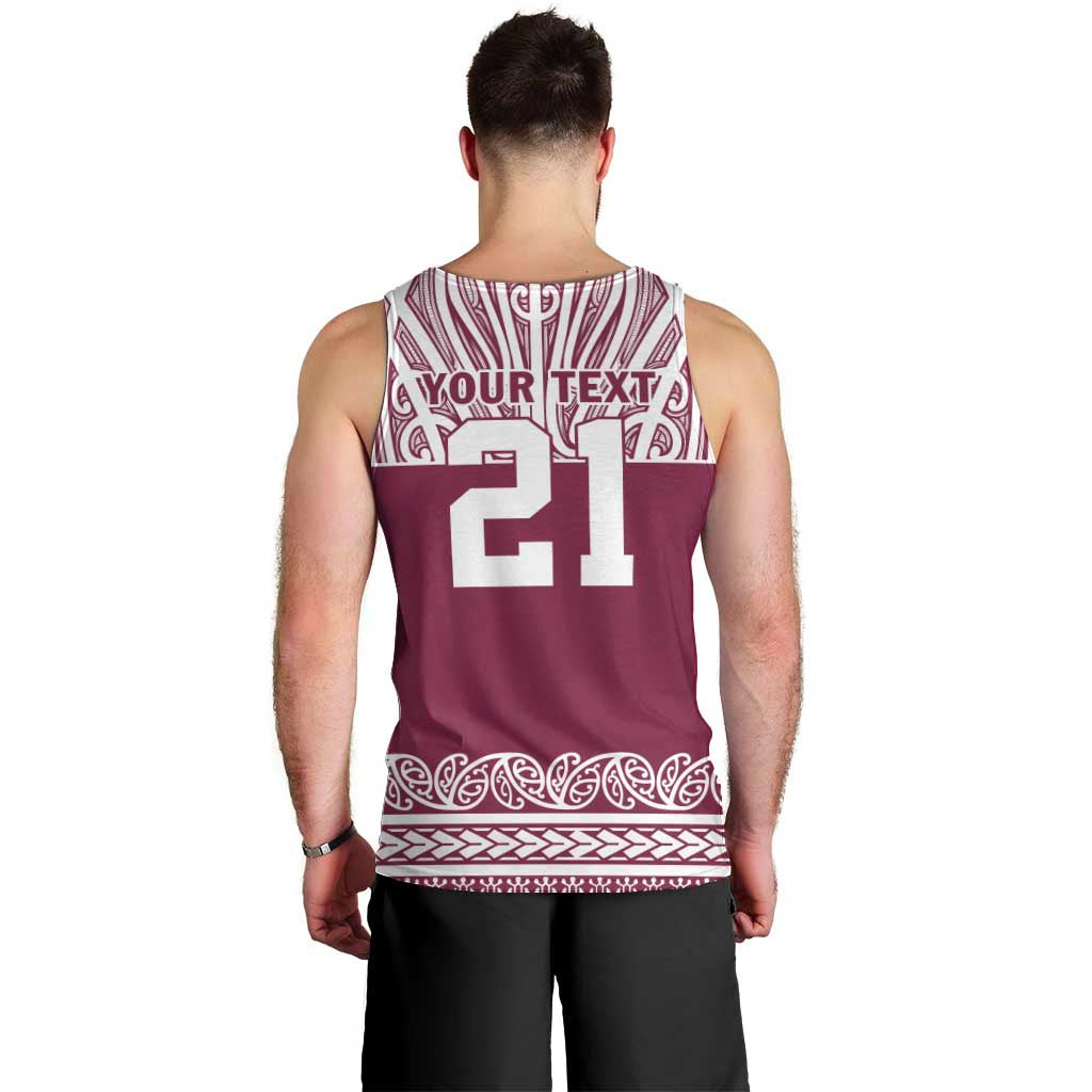 Queensland Maori Nga Hau E Wha Custom Men Tank Top Polynesian Maori Tribal Pattern LT9 - Polynesian Pride