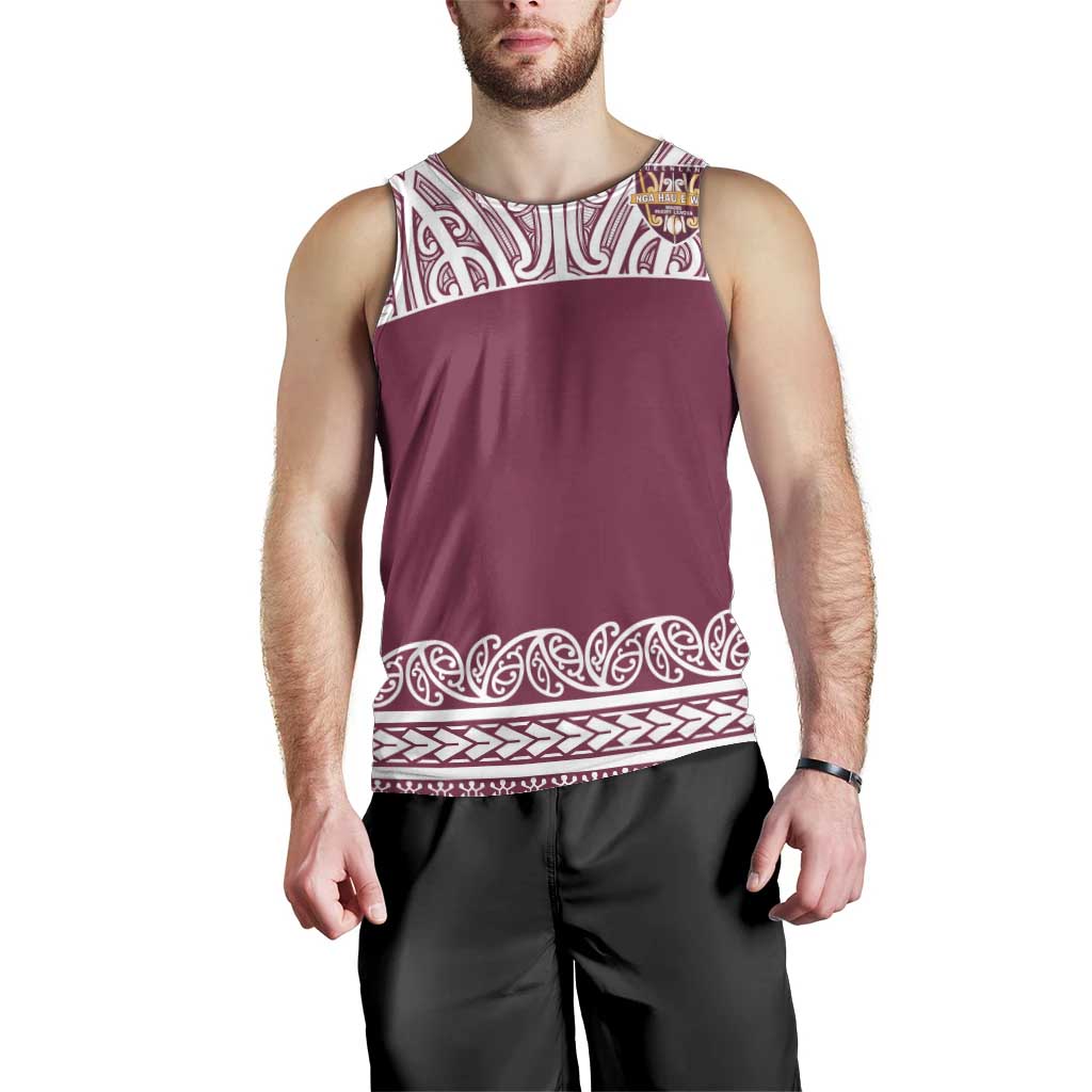 Queensland Maori Nga Hau E Wha Custom Men Tank Top Polynesian Maori Tribal Pattern LT9 - Polynesian Pride