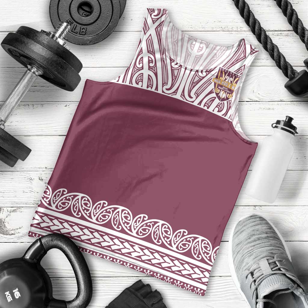 Queensland Maori Nga Hau E Wha Custom Men Tank Top Polynesian Maori Tribal Pattern LT9 - Polynesian Pride