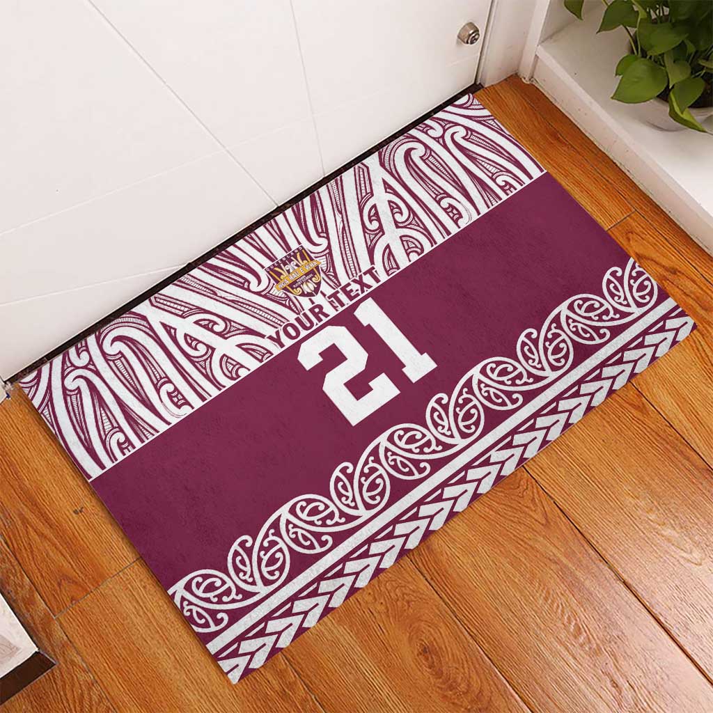 Queensland Maori Nga Hau E Wha Custom Rubber Doormat Polynesian Maori Tribal Pattern LT9 - Polynesian Pride