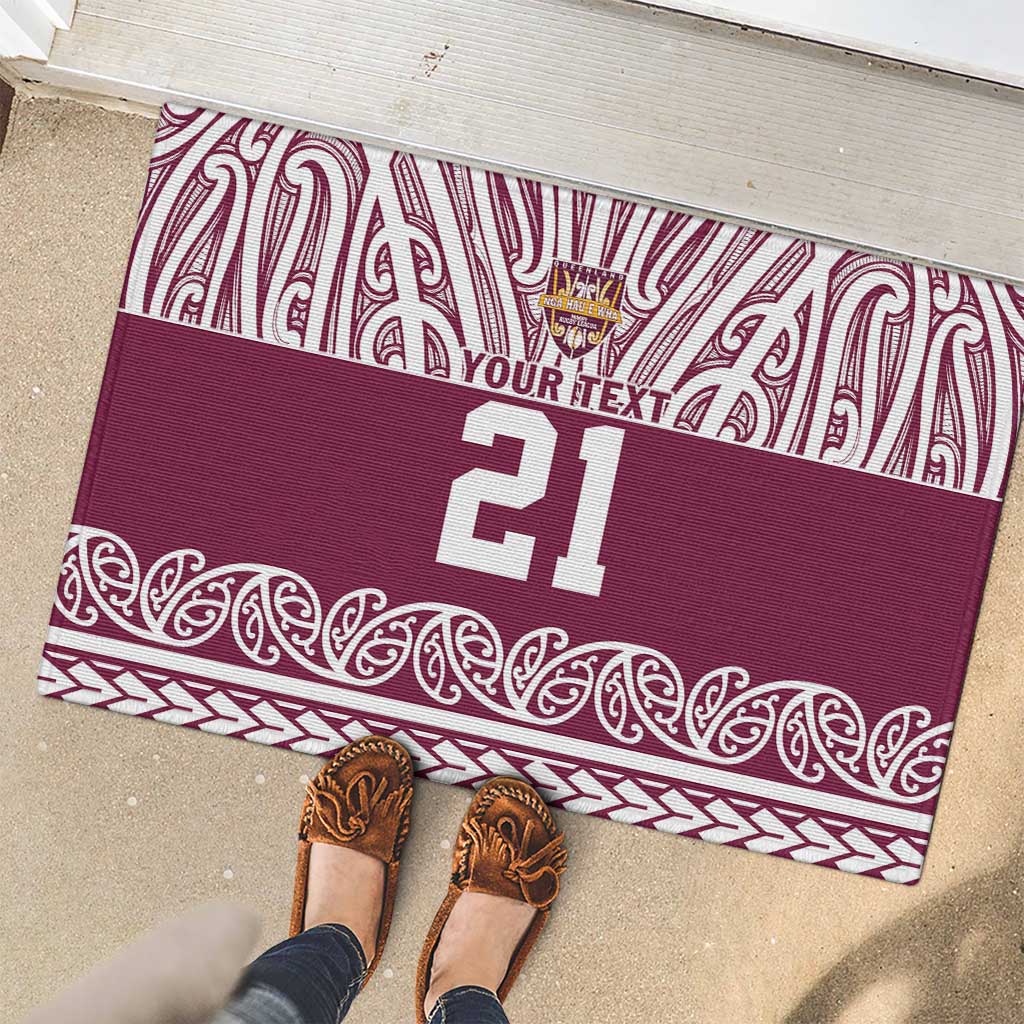 Queensland Maori Nga Hau E Wha Custom Rubber Doormat Polynesian Maori Tribal Pattern LT9 - Polynesian Pride