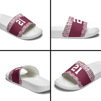 Queensland Maori Nga Hau E Wha Custom Slide Sandals Polynesian Maori Tribal Pattern - Polynesian Pride