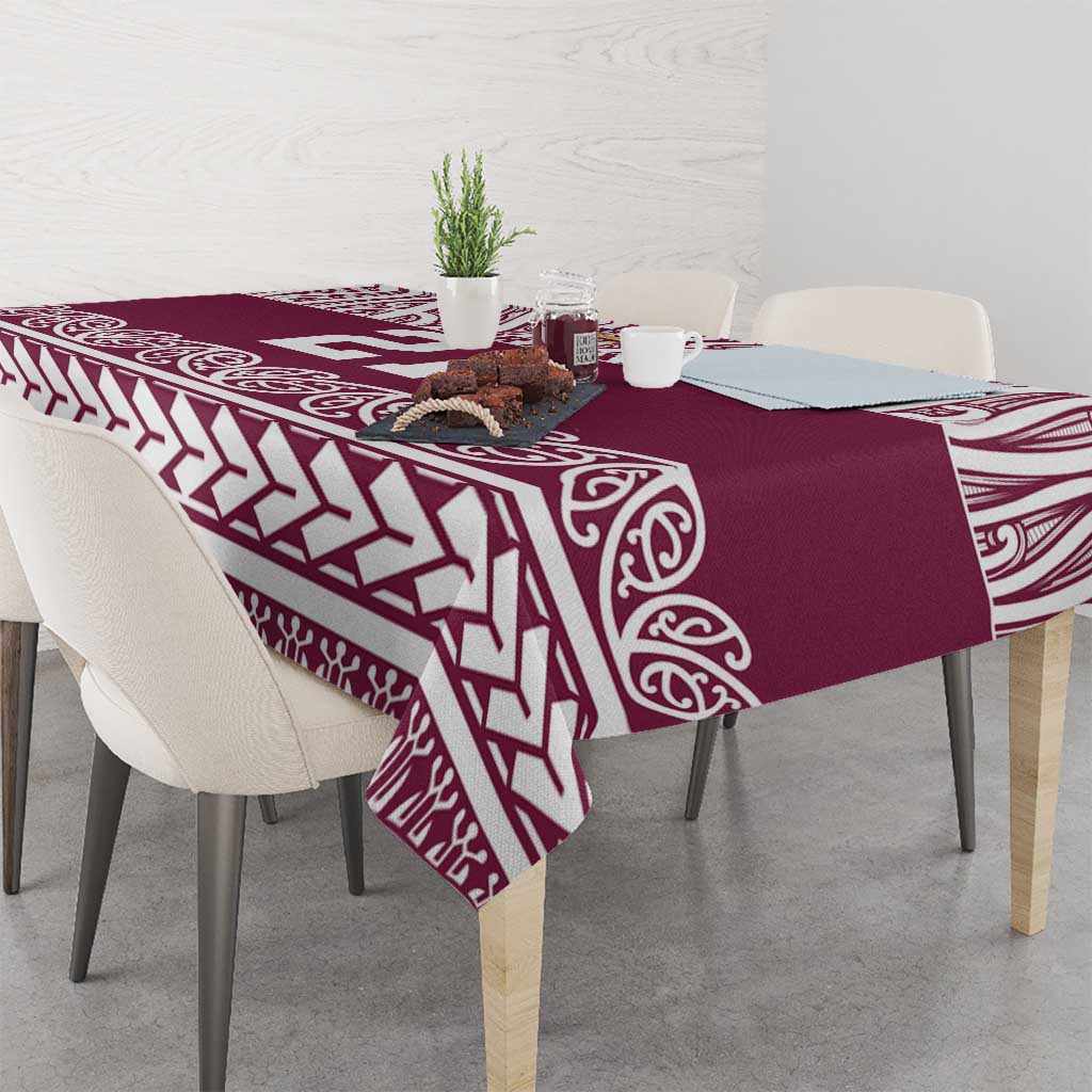 Queensland Maori Nga Hau E Wha Custom Tablecloth Polynesian Maori Tribal Pattern LT9 - Polynesian Pride