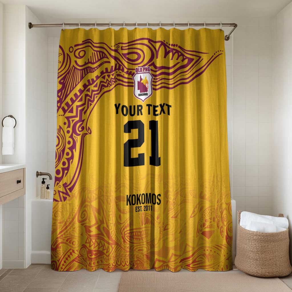 Queensland Papua New Guinea Custom Bathroom Set All Gold Pacific PNG Tribal Style - Polynesian Pride