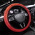 Queensland Papua New Guinea Steering Wheel Cover All Red Pacific PNG Tribal Style