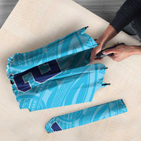 Queensland Samoa Custom Umbrella Blue Pacific Polynesian Tribal Pattern LT9 - Polynesian Pride