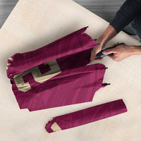 Queensland Samoa Custom Umbrella Maroon Pacific Polynesian Tribal Pattern LT9 - Polynesian Pride