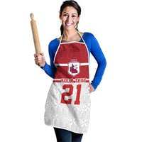 Queensland Tonga Custom Apron QLD with Tongan Ngatu Pattern LT9 - Polynesian Pride