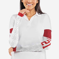 Queensland Tonga Custom Arm Sleeves QLD with Tongan Ngatu Pattern - Polynesian Pride