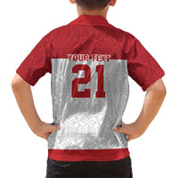 Queensland Tonga Custom Family Matching Puletasi and Hawaiian Shirt QLD with Tongan Ngatu Pattern LT9 - Polynesian Pride