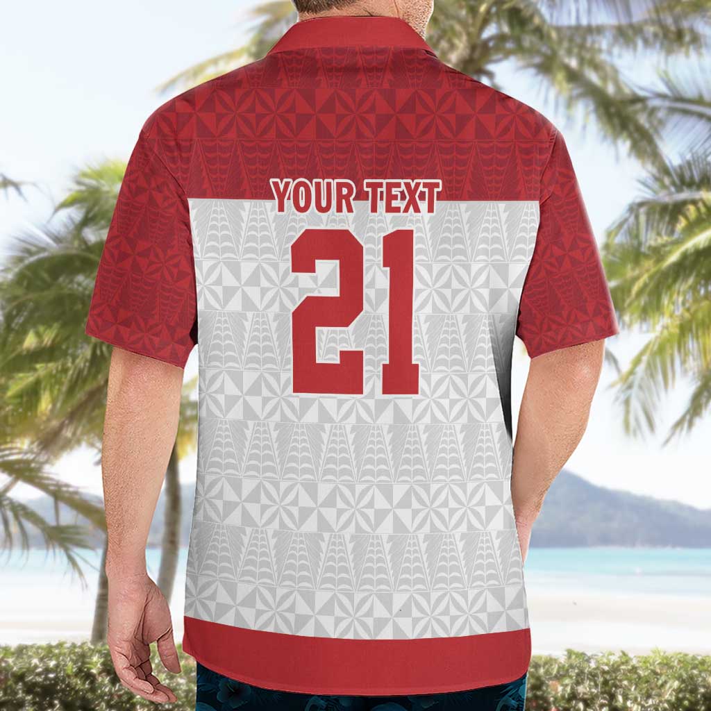 Queensland Tonga Custom Hawaiian Shirt QLD with Tongan Ngatu Pattern LT9 - Polynesian Pride