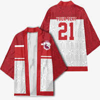 Queensland Tonga Custom Kimono QLD with Tongan Ngatu Pattern LT9 - Polynesian Pride