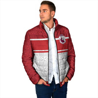 Queensland Tonga Custom Padded Jacket QLD with Tongan Ngatu Pattern LT9 - Polynesian Pride
