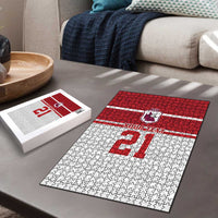 Queensland Tonga Custom Puzzle QLD with Tongan Ngatu Pattern LT9 - Polynesian Pride