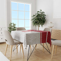 Queensland Tonga Custom Tablecloth QLD with Tongan Ngatu Pattern LT9 - Polynesian Pride