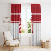 Queensland Tonga Custom Window Curtain QLD with Tongan Ngatu Pattern