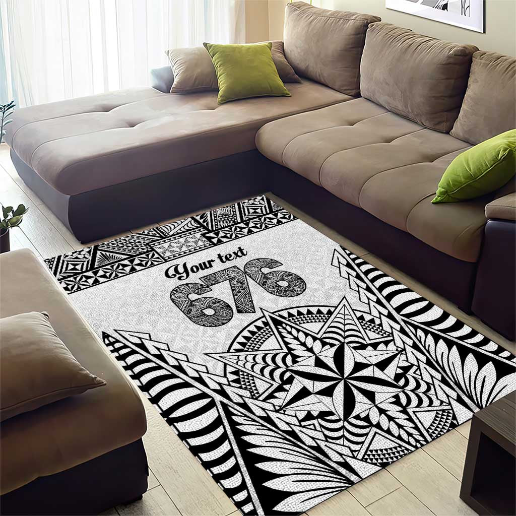 Personalised Tonga 676 Area Rug Tribal Kupesi Ngatu Unique