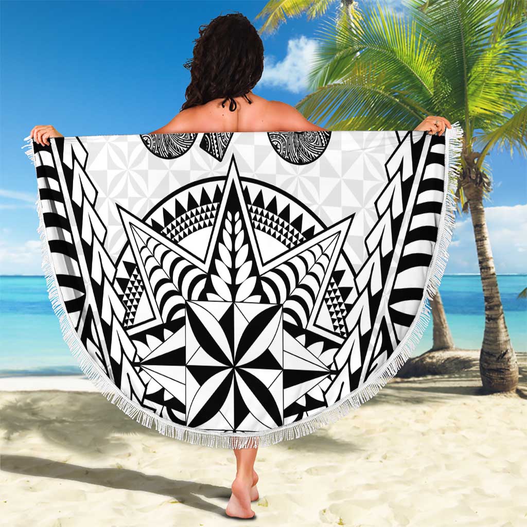 Personalised Tonga 676 Beach Blanket - Tribal Kupesi Ngatu Unique LT9 - Polynesian Pride