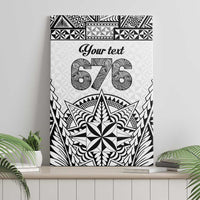 Personalised Tonga 676 Canvas Wall Art Tribal Kupesi Ngatu Unique LT9 - Polynesian Pride