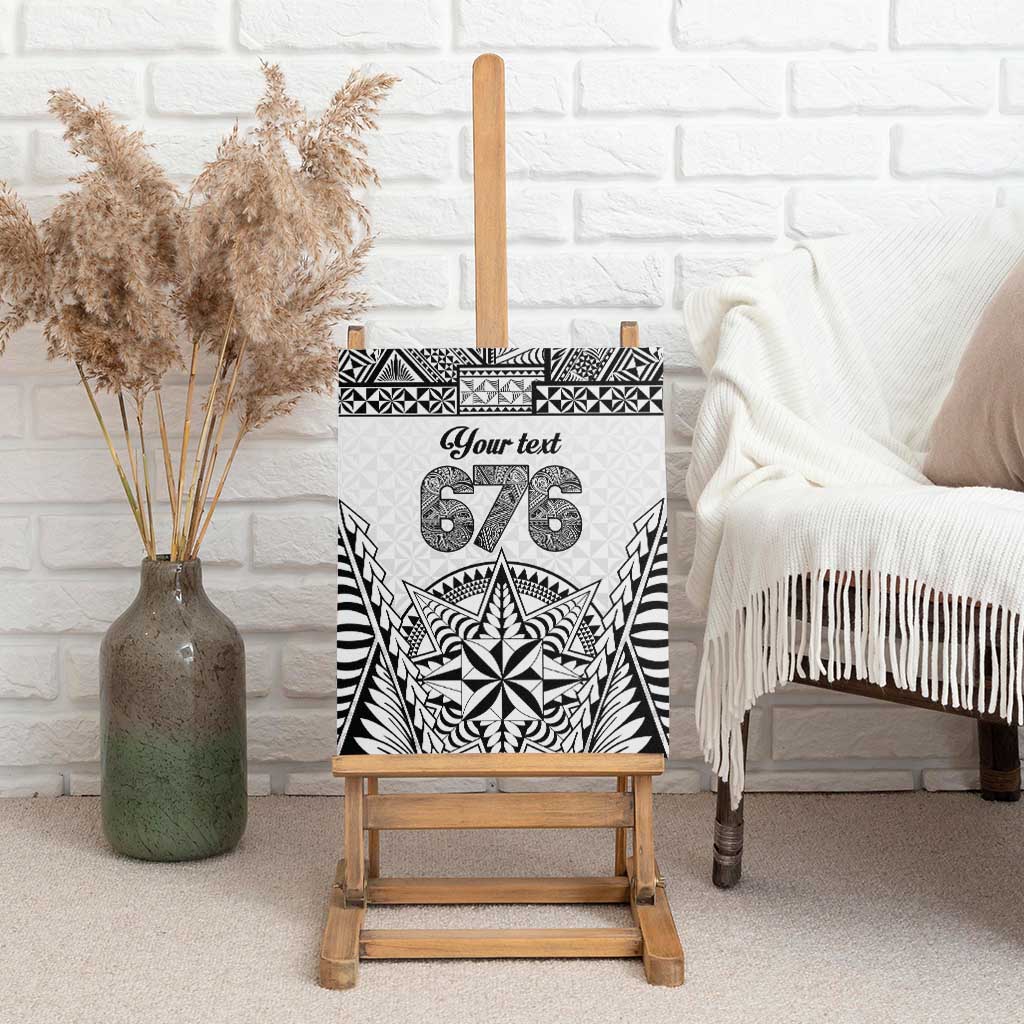 Personalised Tonga 676 Canvas Wall Art Tribal Kupesi Ngatu Unique LT9 - Polynesian Pride