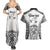 Personalised Tonga 676 Couples Matching Summer Maxi Dress and Hawaiian Shirt Tribal Kupesi Ngatu Unique