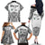 Personalised Tonga 676 Family Matching Off The Shoulder Long Sleeve Dress and Hawaiian Shirt Tribal Kupesi Ngatu Unique