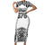 Personalised Tonga 676 Family Matching Short Sleeve Bodycon Dress and Hawaiian Shirt Tribal Kupesi Ngatu Unique