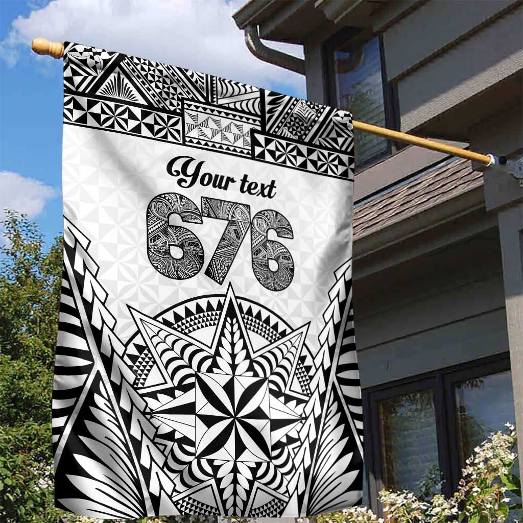 Personalised Tonga 676 Garden Flag Tribal Kupesi Ngatu Unique LT9 - Polynesian Pride