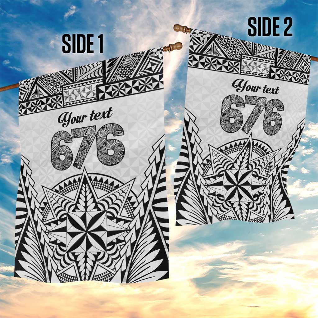 Personalised Tonga 676 Garden Flag Tribal Kupesi Ngatu Unique LT9 - Polynesian Pride
