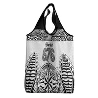 Personalised Tonga 676 Grocery Bag Tribal Kupesi Ngatu Unique LT9 - Polynesian Pride