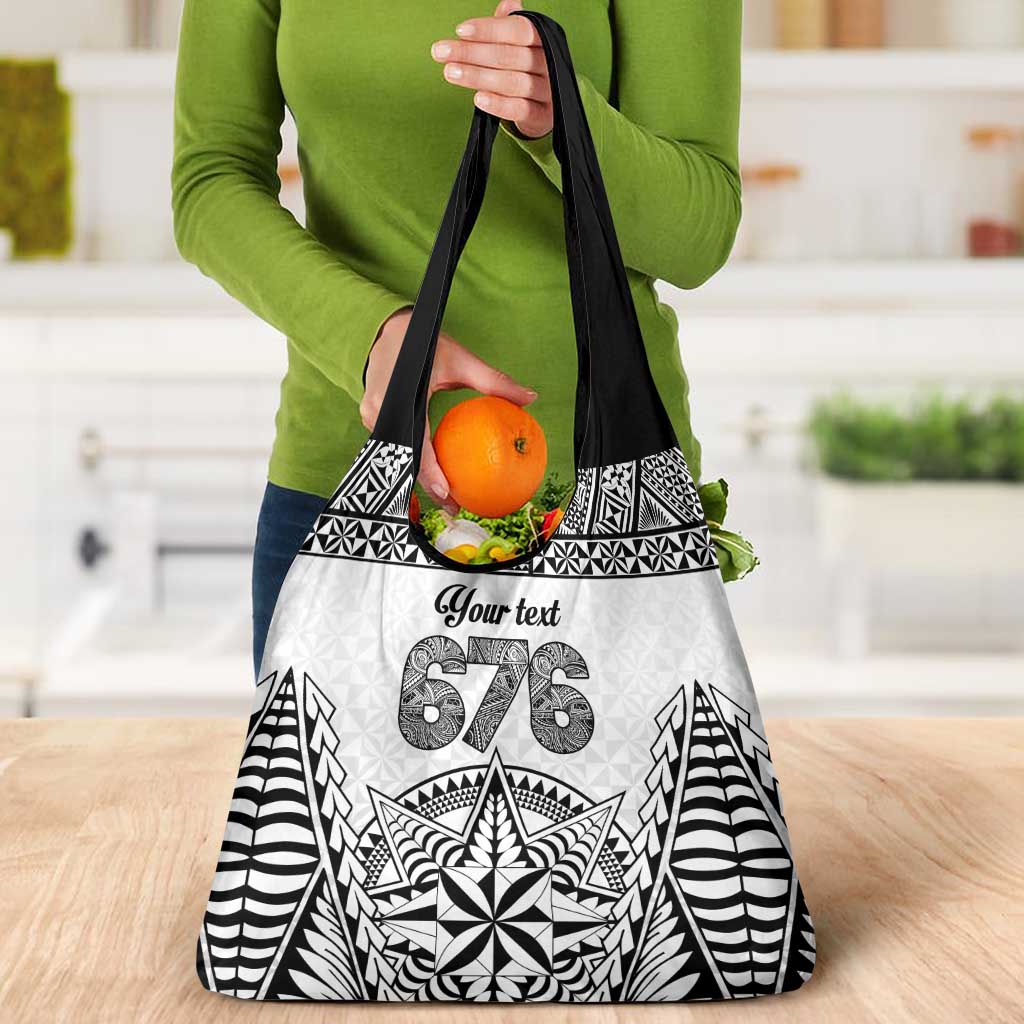 Personalised Tonga 676 Grocery Bag Tribal Kupesi Ngatu Unique LT9 - Polynesian Pride