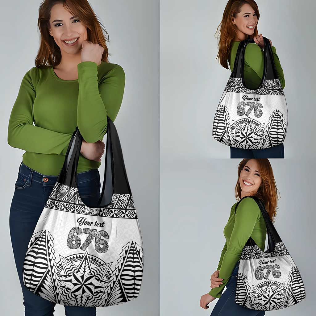 Personalised Tonga 676 Grocery Bag Tribal Kupesi Ngatu Unique LT9 - Polynesian Pride
