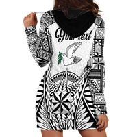 Personalised Tonga 676 Hoodie Dress - Tribal Kupesi Ngatu Unique LT9 - Polynesian Pride