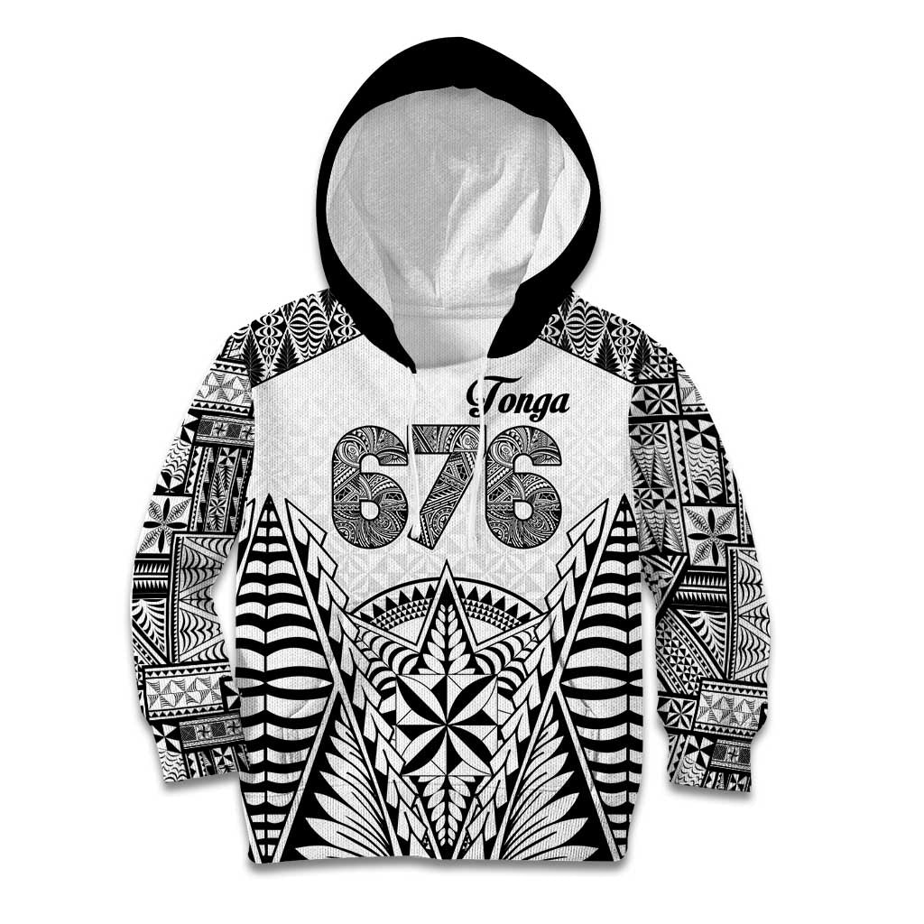 Personalised Tonga 676 Kid Hoodie Tribal Kupesi Ngatu Unique