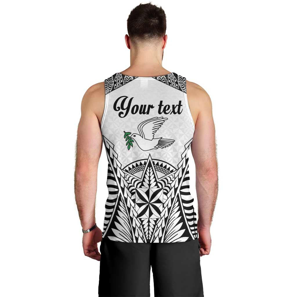Personalised Tonga 676 Men Tank Top Tribal Kupesi Ngatu Unique LT9 - Polynesian Pride