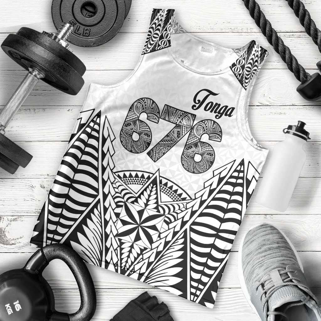 Personalised Tonga 676 Men Tank Top Tribal Kupesi Ngatu Unique LT9 - Polynesian Pride