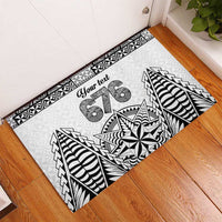 Personalised Tonga 676 Rubber Doormat Tribal Kupesi Ngatu Unique LT9 - Polynesian Pride