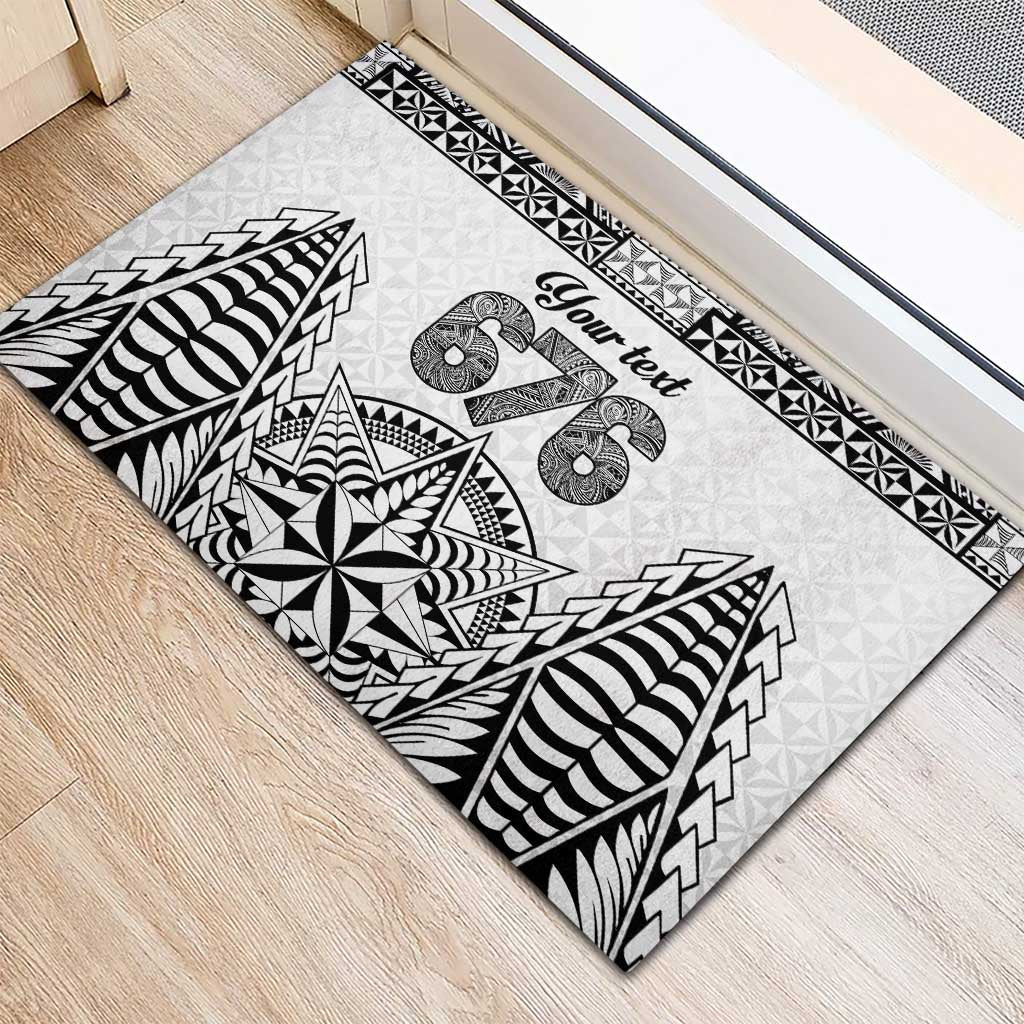 Personalised Tonga 676 Rubber Doormat Tribal Kupesi Ngatu Unique LT9 - Polynesian Pride
