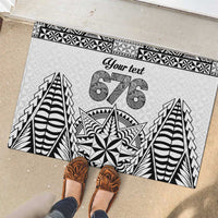 Personalised Tonga 676 Rubber Doormat Tribal Kupesi Ngatu Unique LT9 - Polynesian Pride