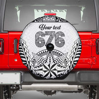 Personalised Tonga 676 Spare Tire Cover Tribal Kupesi Ngatu Unique LT9 - Polynesian Pride
