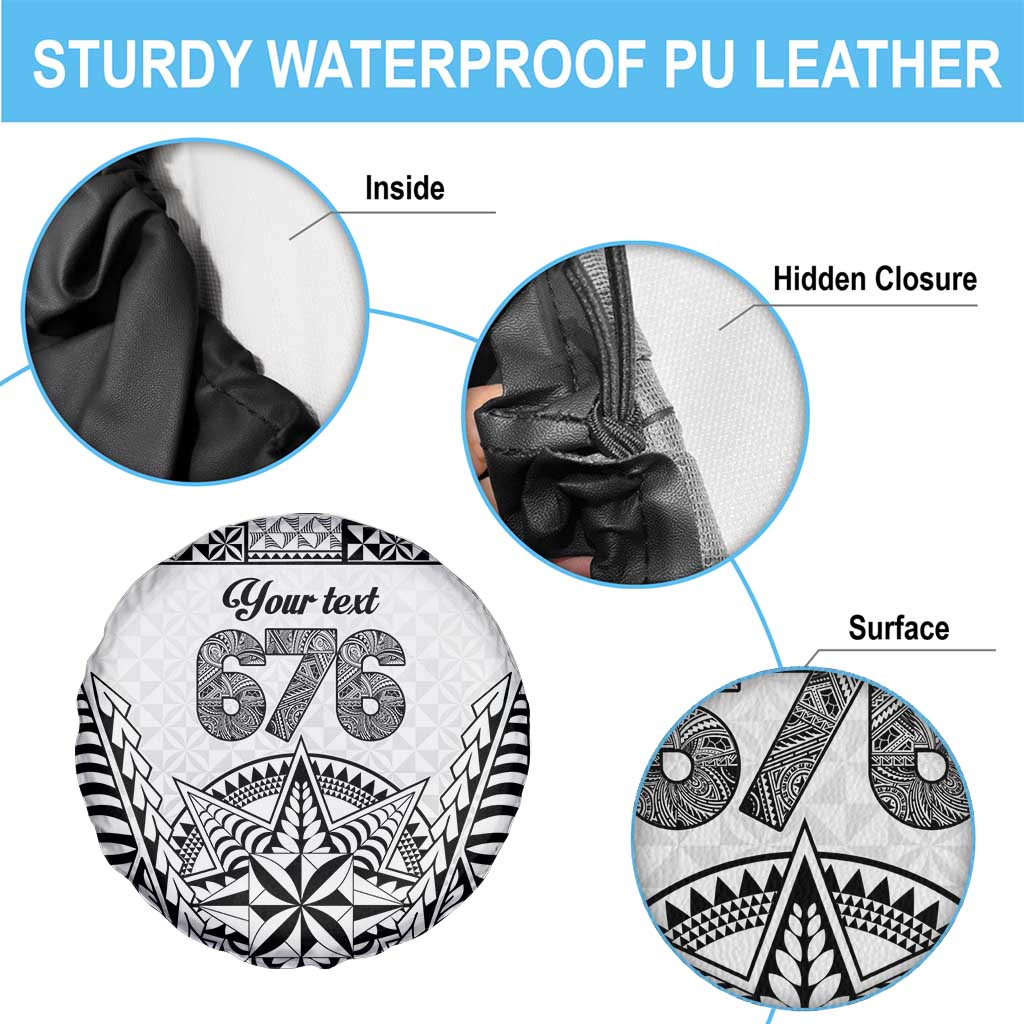 Personalised Tonga 676 Spare Tire Cover Tribal Kupesi Ngatu Unique LT9 - Polynesian Pride