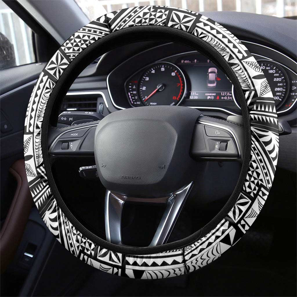 Tonga 676 Steering Wheel Cover Tribal Kupesi Ngatu Unique LT9 - Polynesian Pride