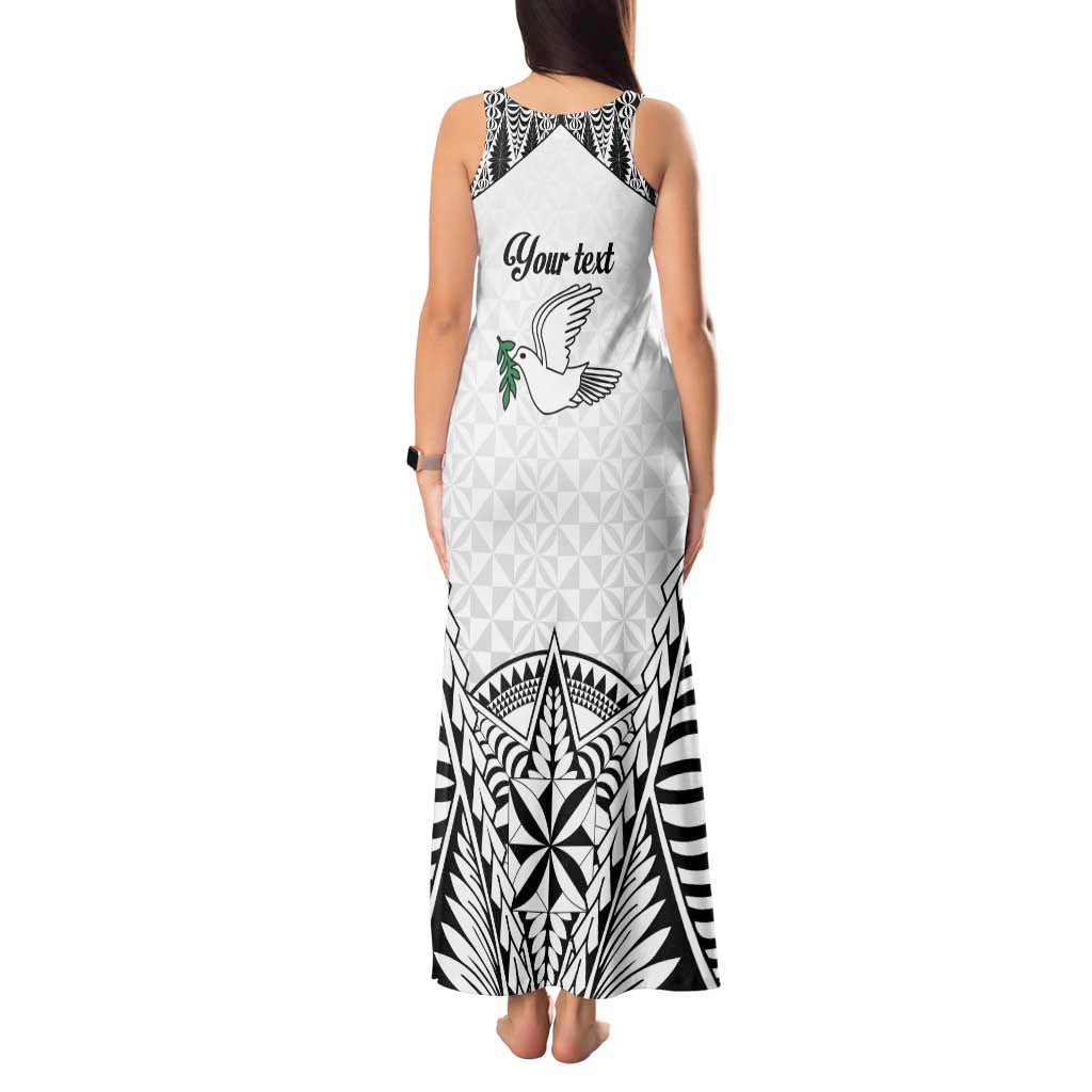 Personalised Tonga 676 Tank Maxi Dress Tribal Kupesi Ngatu Unique LT9 - Polynesian Pride